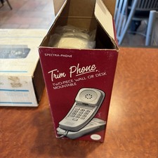 Vintage NOS Spectra-Phone 2 Piece Wall Or Desk Mountable Ivory TL-12/TPS picture