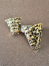 Unique 1945 WW2 & 1977 14K USNA Pins Made Into Sweetheart Pin picture
