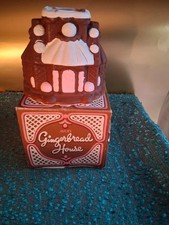 Vintage Avon Gingerbread House Candle in Original Box picture