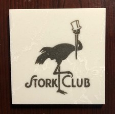 Stork Club Marble Coaster 1950s Stork Club Manhattan NYC picture