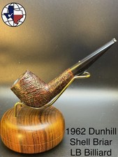 Vintage 1962 Dunhill Shell Briar LB Billiard Tobacco Pipe picture
