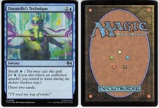 DONATELLO'S TECHNIQUE 0039 TEENAGE MUTANT NINJA TURTLES MAGIC MTG FOIL NM picture