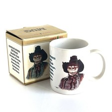 VTG Leanin Tree “Old Man’s Club” Rustic Cowboy Coffee Mug NOS Box Gift picture