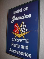 Corvette Motors GenParts Auto Garage Mechanic Man Cave Sign picture