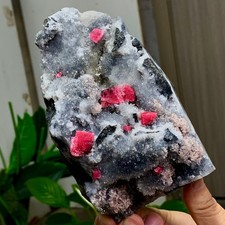 1.4LB Natural Rhodochrosite amethyst Crystal Specimen Healing- Museum Grade picture