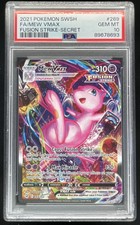 2021 Pokemon Sword & Shield Fusion Strike #269/264 Mew VMAX PSA 10 picture