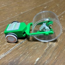 Nostalgic Panasonic Evolta-kun with Choro-Q transparent capsule picture