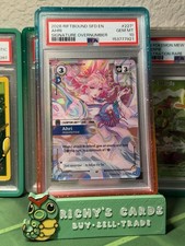 2026 RIFTBOUND: SPIRITFORGED AHRI - INQUISITIVE SIGNATURE OVERNUMBER PSA 10 GEM picture