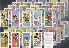 Vintage 1977 Bassett Disney Health and Safety Mini Cards Full Set of 50 - Mint picture