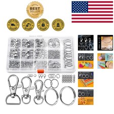 Durable 265PCS Keychain Making Set: All-in-One Kit for Creative DIY Projects picture