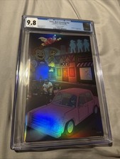 FAME: MATT GROENING CGC 9.8 THE SIMPSONS NIGHT TIME EDITION HOLO FOIL #13/20 picture