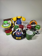 M & M Bundle of Candy Dispensers Phone Cup and More Lot of 5 Total picture