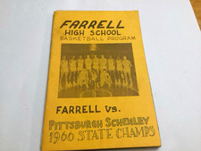 Farrell High School Basketball Program vs Pittsburgh Schenley 1966 Ken Durrett picture
