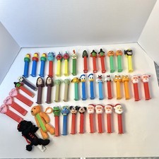 Lot Of 41 Vintage PEZ Dispensers-Disney DC Marvel Muppets Halloween 90s Rare picture