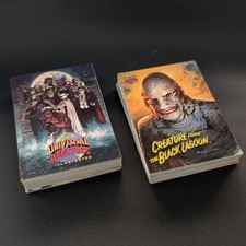 UNIVERSAL MONSTERS ILLUSTRATED 1991 partial set - Cards 1-33, 68-100 TOPPS picture