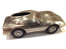 RARE VINTAGE METAL CORVETTE CIGARETTE LIGHTER NO LIGHTER INCLUDED picture