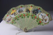 Antique 1911 Paper Fan Calendar picture