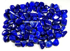 1000Crt 100% NATURAL BLUE LAPIS LAZULI POLISH TUMBLED HOME GARDEN DECOR GEMSTONE picture