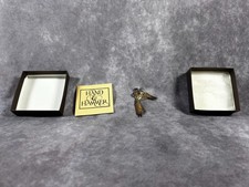 Vintage Hand & Hammer Sterling Silver Angel With Star Christmas Ornament 14 gm picture