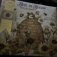 Lang Brands, Bees in Bloom Special Edition 2026 Wall Calendar by Susan Winget picture