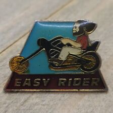 Vintage 1980s Easy Rider Enamel Lapel Pin Biker Motorcycle 1