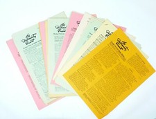UCLA Fraternity John Erlichman 1947 Set 34 CHAPTER LEADER NEWSLETTERS picture
