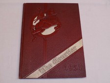 The Aurora High School Yearbook 1951 Courtier Indiana Class Alumni Student Old picture