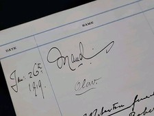1918 Norway Queen Maud King Olav V Princess Christian Signed Royal Document Page picture
