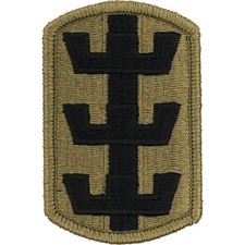 Army 130th Engineer Brigade Scorpion / OCP Patch With Hook Fastener P2748CP picture