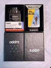 AL CAPONE CIGARS REAL NOT PERFECT ZIPPO LIGHTER MINT IN BOX 2021 W Butane Insert picture