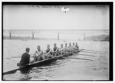 Philadelphia Pennsylvania 1915 University of Pennsylvania Varsity Rowing Crew picture
