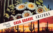 Postcard AZ: Howdy from Casa Grande, Arizona, Unposted picture