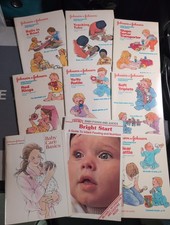 Vintage Lot Johnson & Johnson Child Development Booklets 1980s Red Rings Bowl picture