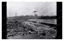 Holyoke Massachusetts 1895 Stone Dam Construction Standard Postcard picture