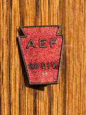 Original WW1 28th Division Pin picture