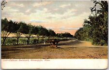1907 Calhoun Boulevard Minneapolis Minnesota MN Bike Riding Posted Postcard picture