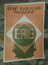 Vintage Erie Railroad Magazine June 1937 Train Magazine Advertising picture