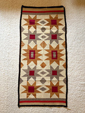 Southwestern Geometric Navajo rug 67”x32” picture