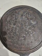 Griswold #11 Cast Iron Skillet with 3 inch medium Block Logo and Heat Ring picture