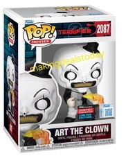 NYCC 2026 Funko Pop Terrifier 2 Art The Clown SHARED STICKER #2087 PRESALE picture