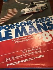 ￼￼￼1981￼. ￼ Original Porsche 936/81 24 Hours Le Mans Victory Showroom  Ad RARE picture