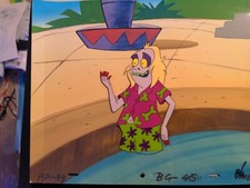 Beetlejuice Animation Cels cartoons production art Background 1989 VINTAGE I1 picture