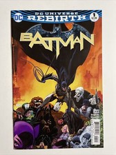 Batman #1 (2016) 9.4 NM DC Tim Sale Variant Edition High Grade Comic Book Rebirt picture