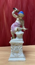 1946+ Hammer/Anvil/Horseshoe/Arrow Blacksmith Muscular Cherub Occupied Japan picture