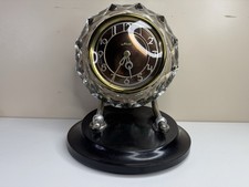 Vintage Majak USSR Mantle Clock – Crystal Glass – Working – 1960-70s Era 7 days picture