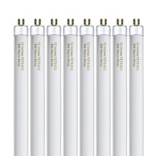 8 Pack F8t5/ww Fluorescent Bulbs Warm White 3000k, 12 Inch Under Cabinet Light picture