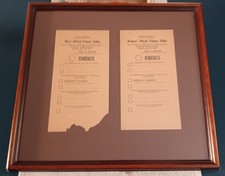 Rare 1920s Men' s & Women's Official Primary Ballot Tickets (Illinois Specimen) picture