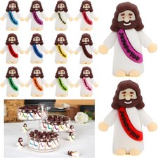 80 Pcs Little Jesus Figures Loves You, Tiny Mini Jesus Figurines in Bulk picture