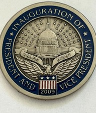United States President Obama Biden 2009 Inauguration Challenge Coin picture