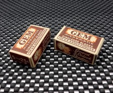 Vintage GEM Micromatic Single Edge Razor Blades For U.S. Armed Forces NOS 2 Pack picture